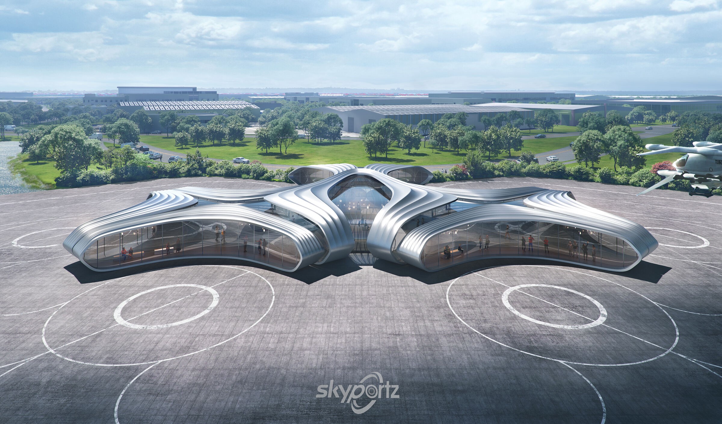 Paris Airshow 2023: Skyportz’s grand display of aluminium vetriports intrigues the audience  