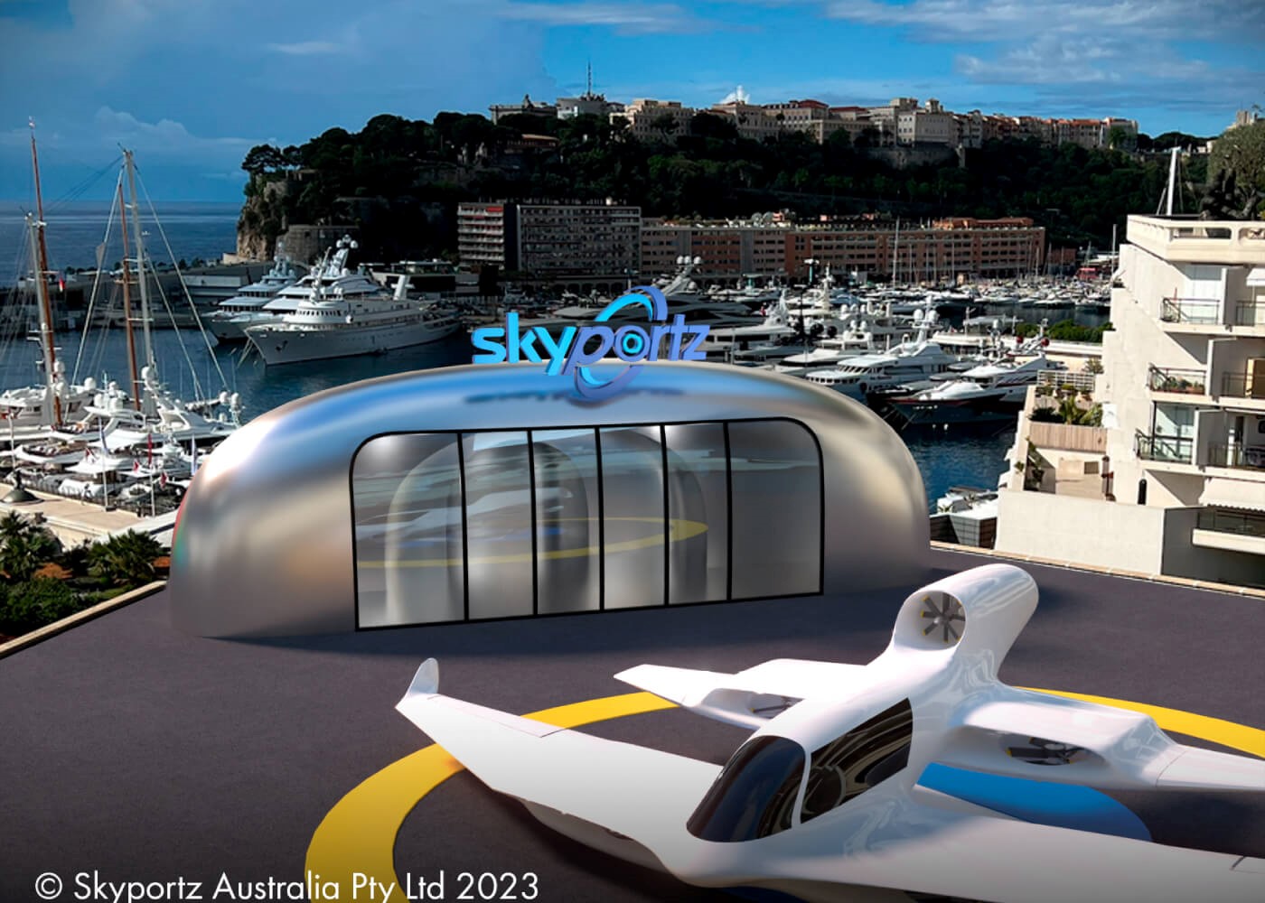Paris Airshow 2023: Skyportz’s grand display of aluminium vetriports intrigues the audience  