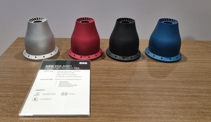 EOS prepares to launch Aluminium alloy Al5X1, ideal for high-precision machining
