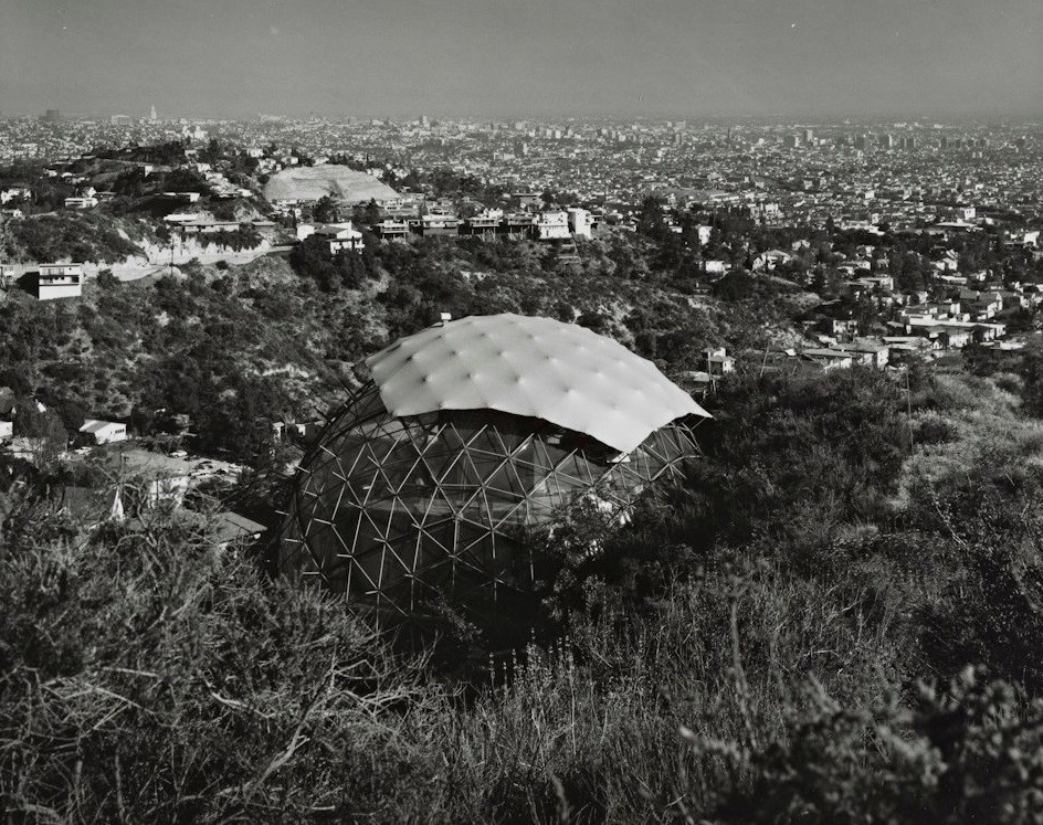 Hydro CIRCAL, a part of the R. Buckminster Fuller geodesic dome reconstruction