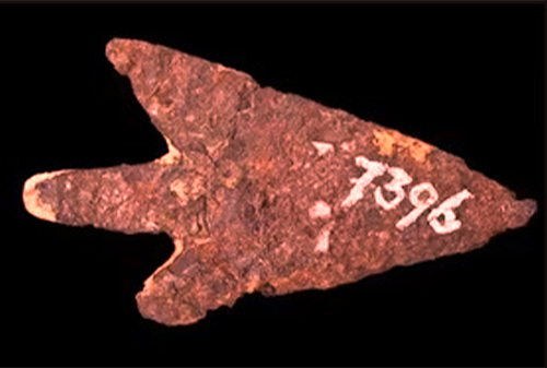 Meteorite arrowhead found in Switzerland flaunts an iron-nickel-aluminium alloy composition 