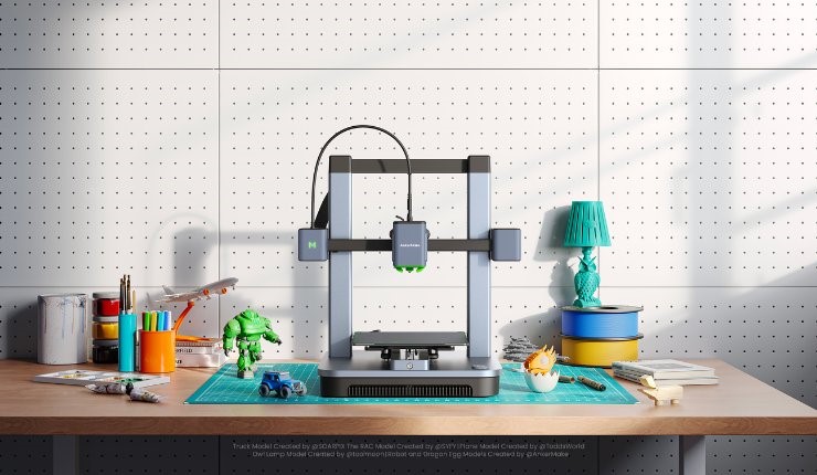 AnkerMake M5C 3D printer sports a sturdy aluminium alloy base for increased stability