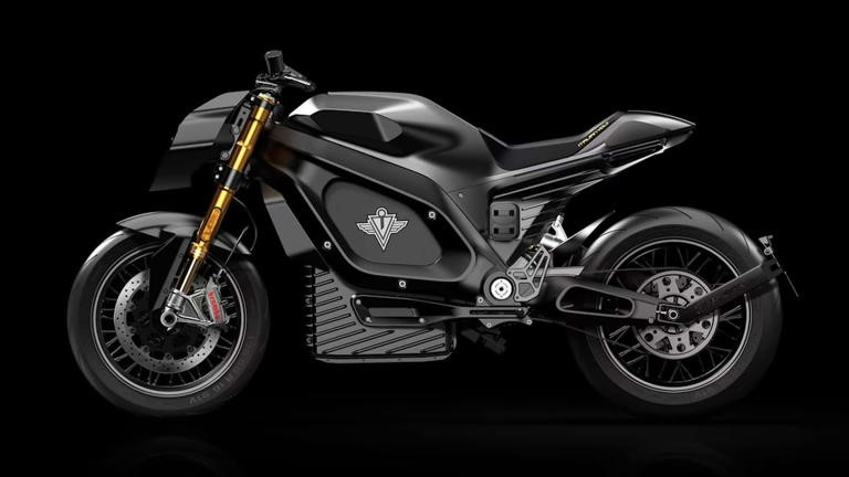Electric shop motorbike frame