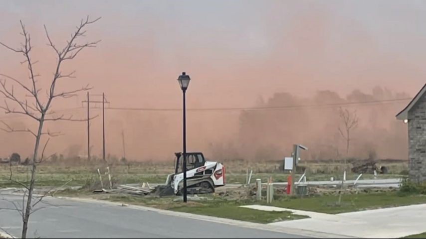 red dust