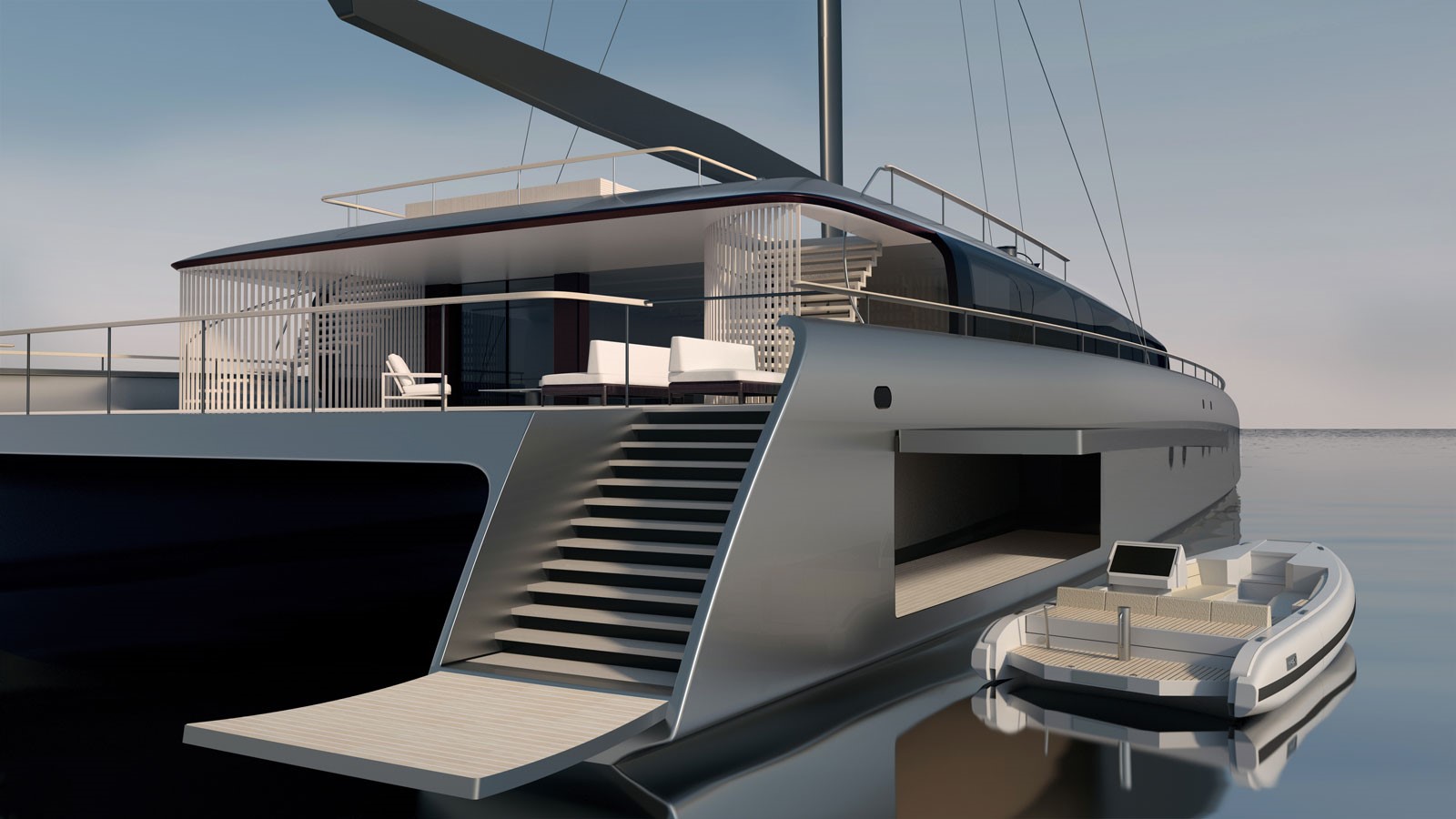 The Italian Sea Group unveils the world’s largest aluminium sailing catamaran ‘ArtExplorer’
