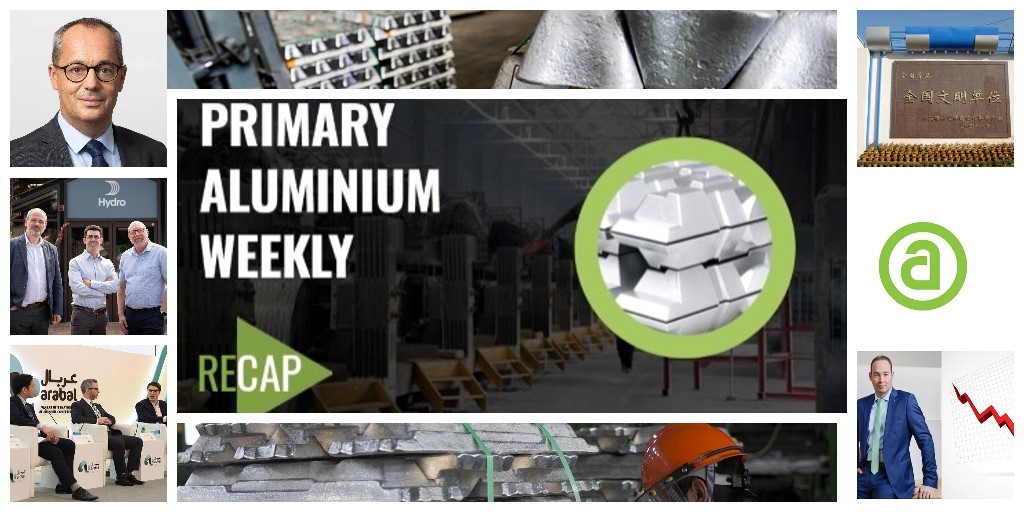 Primary aluminium weekly: Jérôme Pécresse gets appointed as the new Chief Executive for Rio Tinto Group's aluminium business