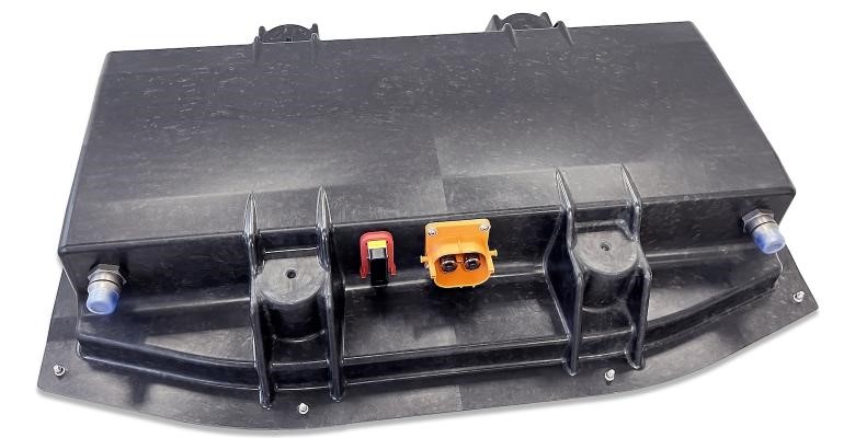 Mitsubishi Chemical’s all-composite enclosure for EV batteries includes Maftec polycrystalline alumina fibres