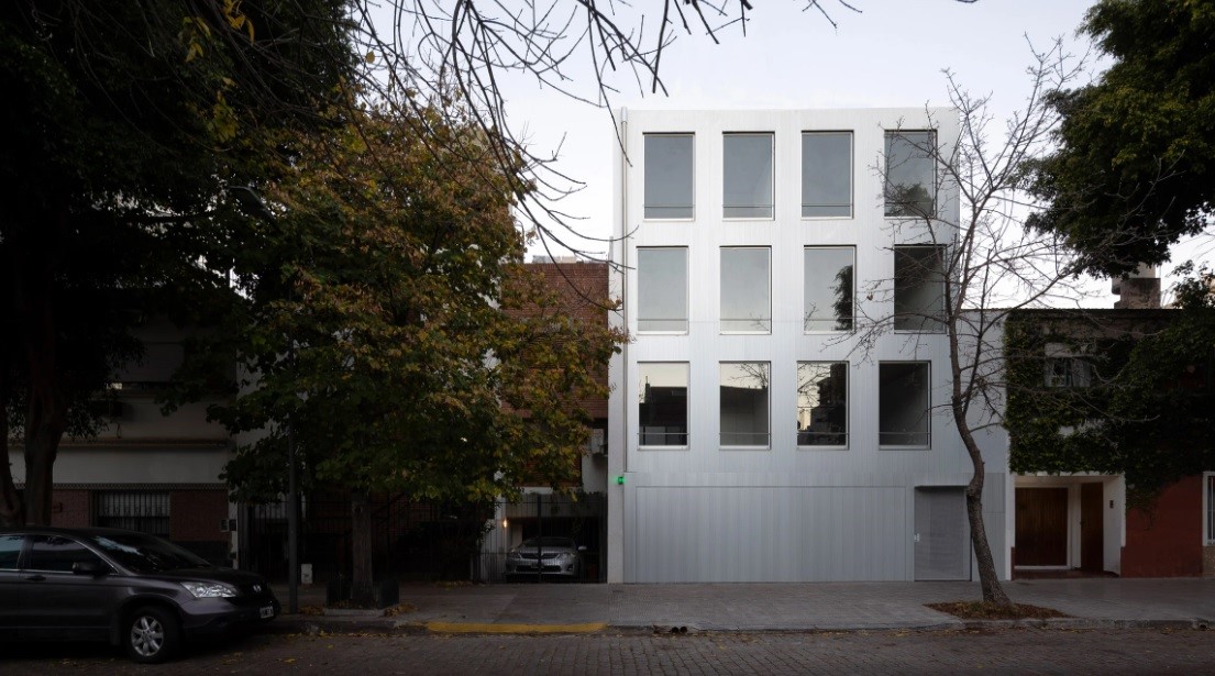 Bueno Aires-based studio Juan Campanini and Josefina Sposito designs magnificent aluminium apartments