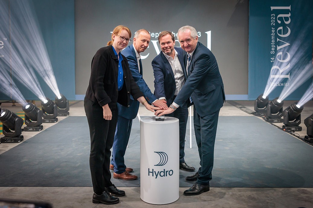 Hydro opens its new HyForge casting line at Rackwitz aluminium recycling factory