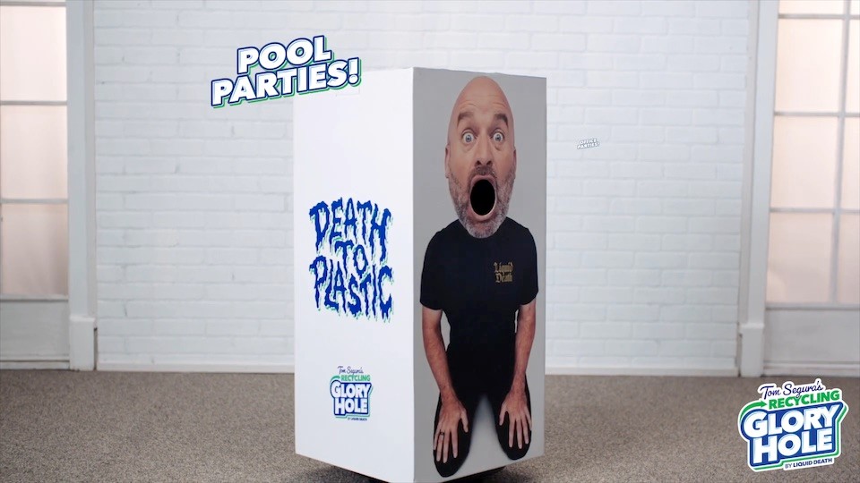 Liquid Death selects comedian Tom Segura for innovative aluminium can recycling pitch 