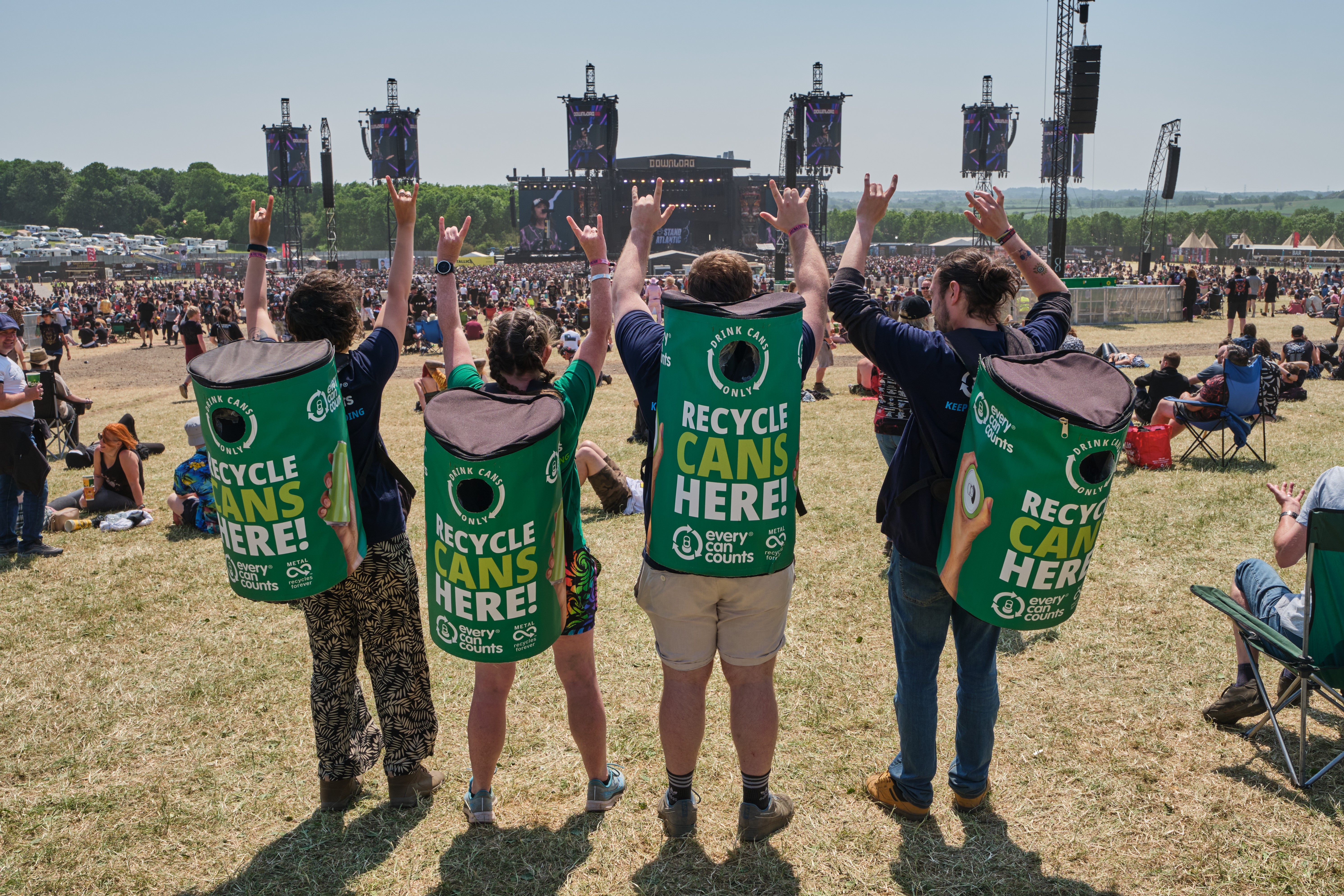 Every Can Counts contributes to a greener Britain by collecting 64,000 aluminium cans
