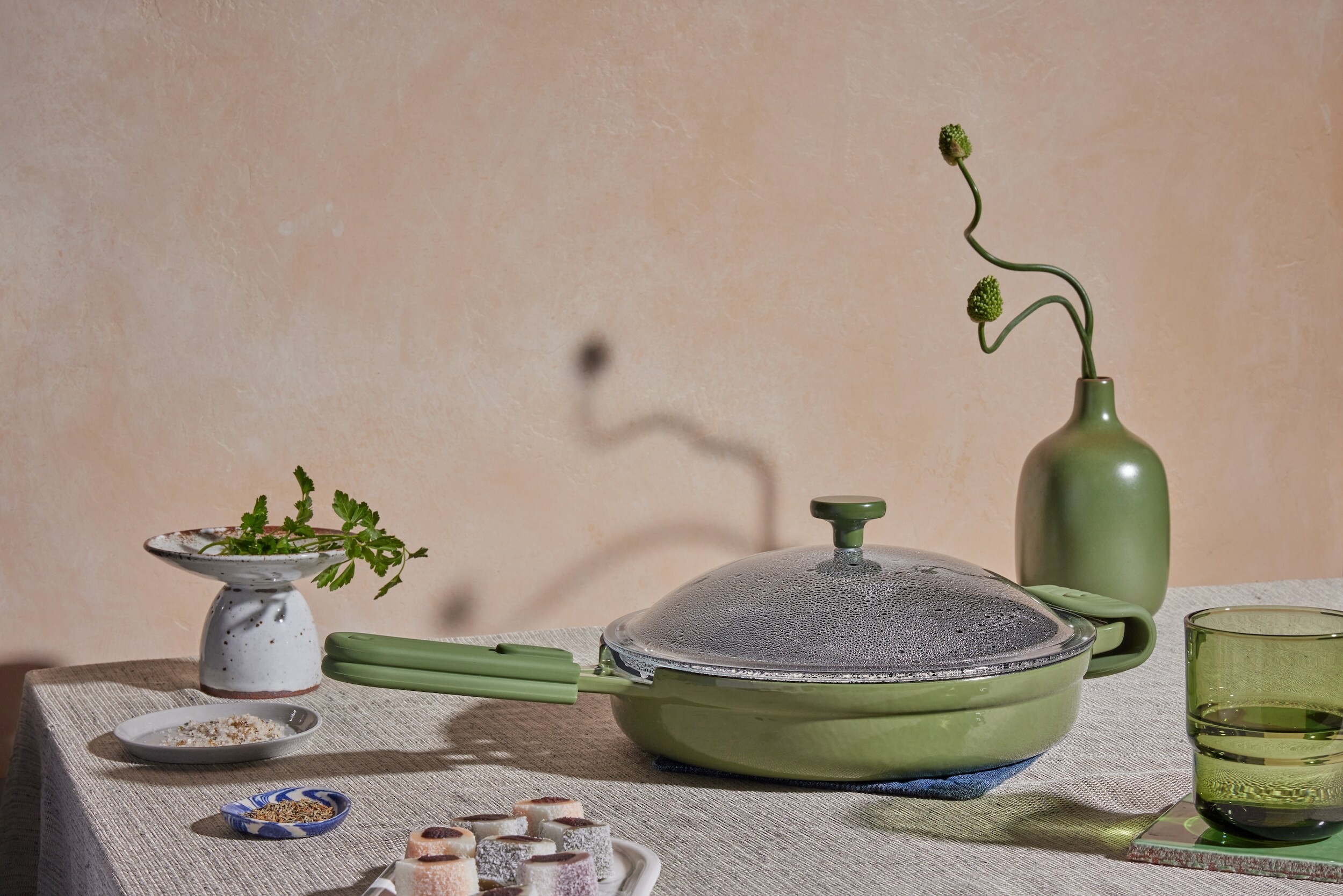 Always Pan 2.0 from Our Place, featuring post-consumer recycled aluminium marks its debut in the US Amazon Store