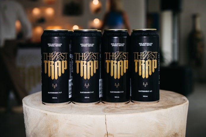 Thirst Trap redefines bottled water with eco-friendly aluminium cans