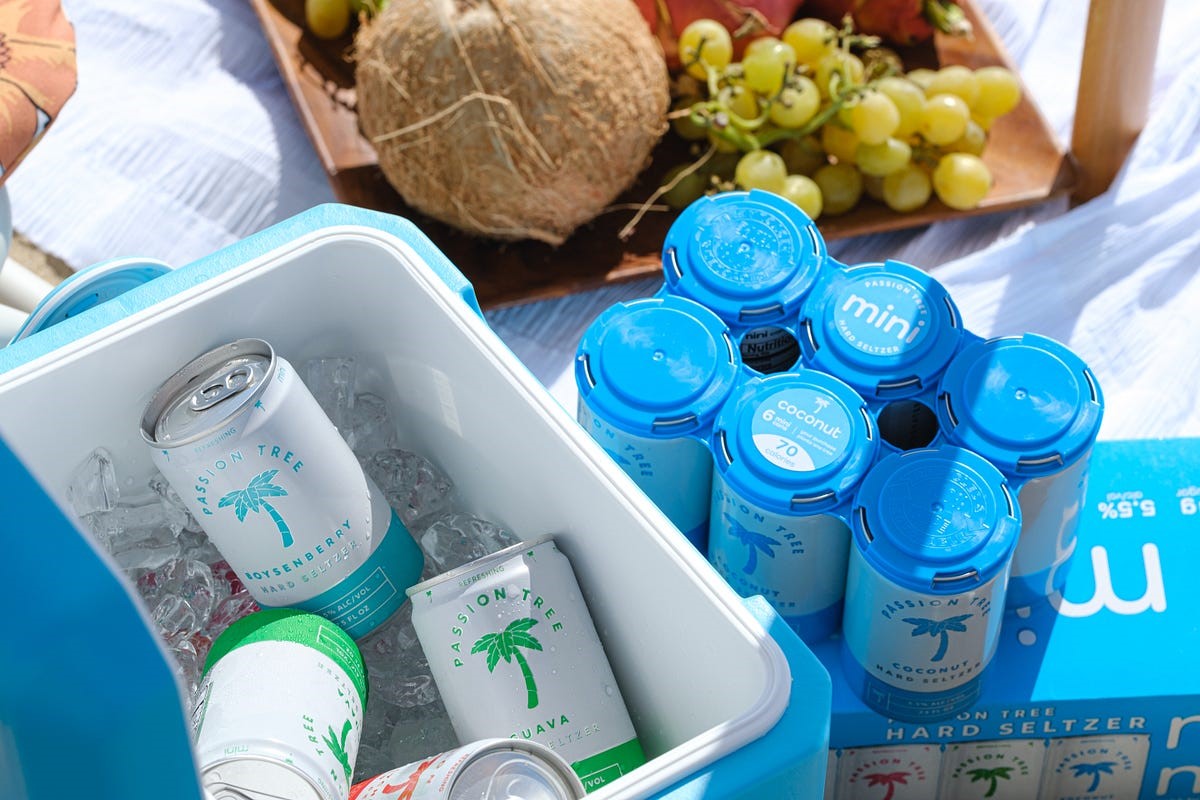 Passion Tree debuts a new line of mini hard seltzer drinks in aluminium cans