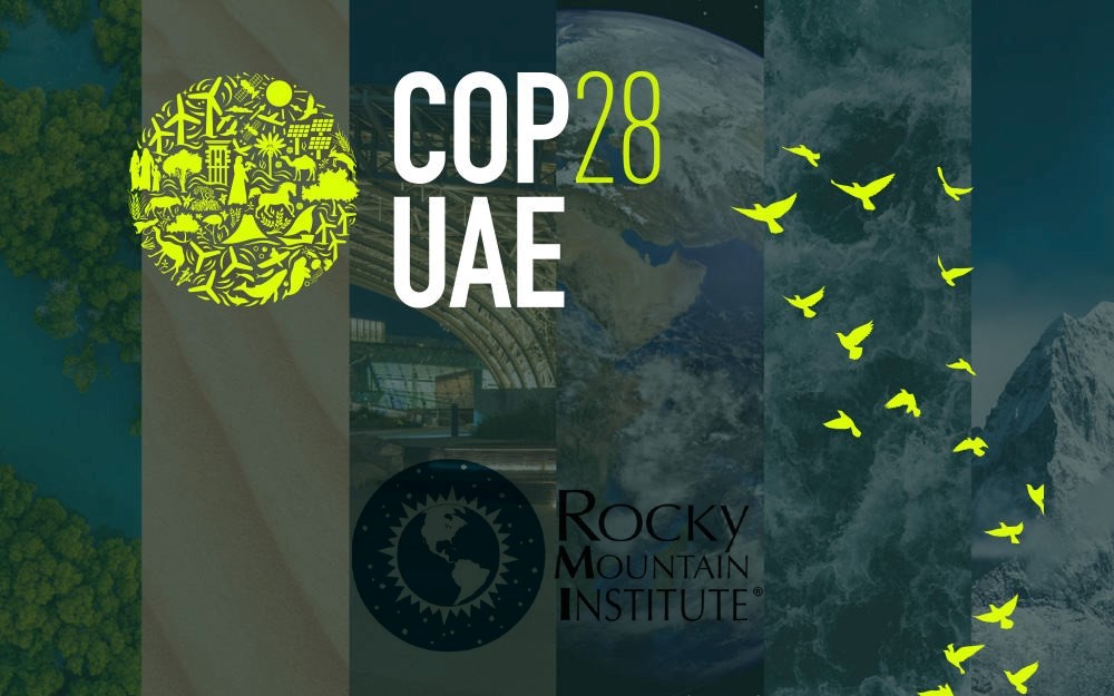 RMI illustrates the Sustainable Aluminium Finance Framework at COP28 conference in Dubai