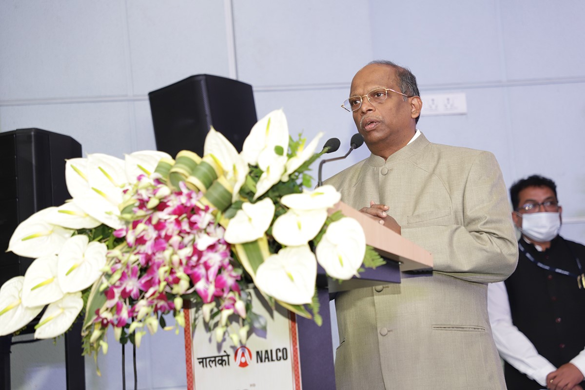NALCO CMD emphasises alumina refinery expansion on track in his addresses on the 44th Foundation Day