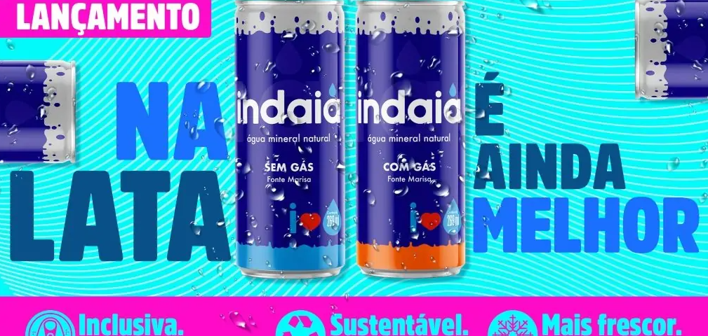 Minalba Brasil unveils Indaiá mineral water in trendsetting aluminium cans for an elevated drinking experience