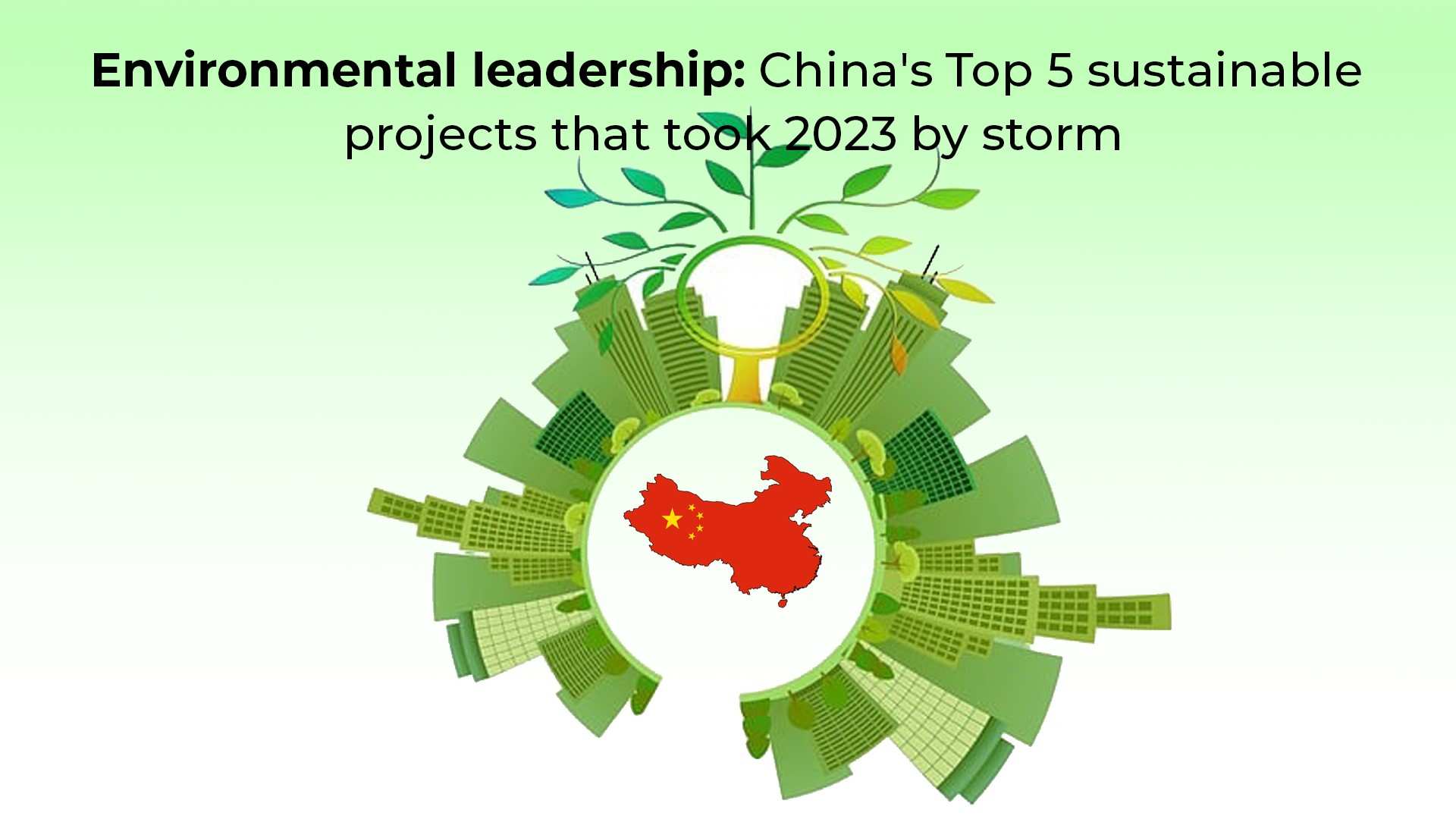 Environmental leadership: China's Top 5 sustainable projects that took 2023 by storm