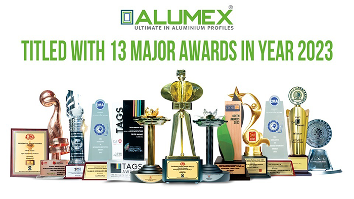 Alumex capped off an exceptional 2023 with 14 awards, cementing its role as a pinnacle in aluminium extrusion