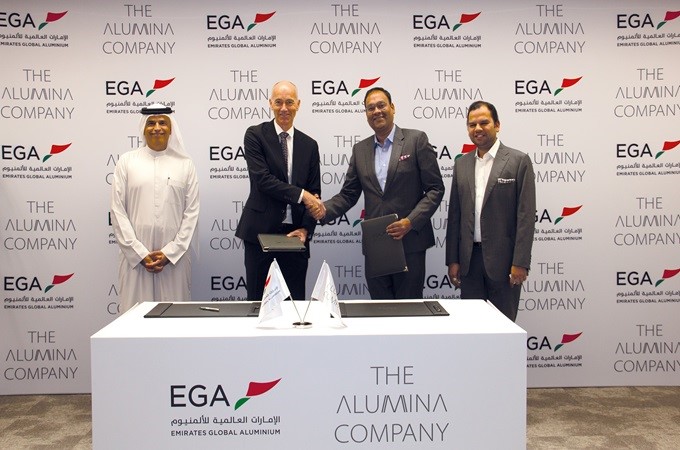 Emirates Global Aluminium secures a major alumina supply deal with the Alumina Industrial Company
