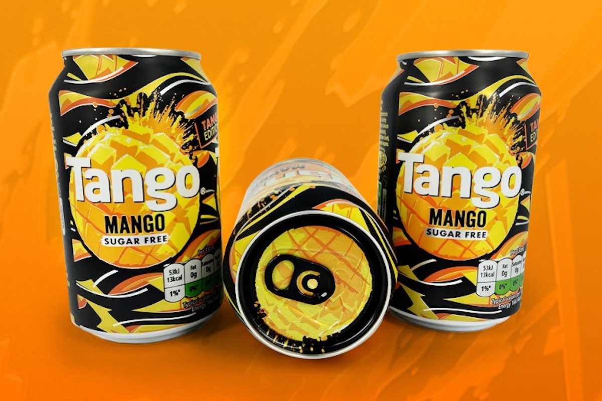 Aluminium and art: AMP’s H!GHEND technology adorns Britvic’s Tango Mango beverage cans 