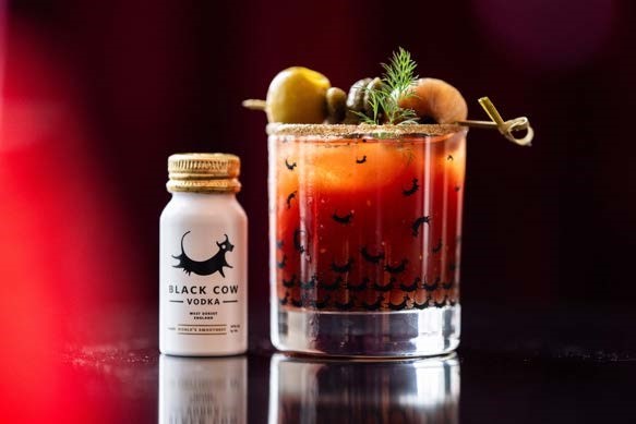 Jet-set sipping: Black Cow Alumini 5cl bottle marks its debut on British Airways