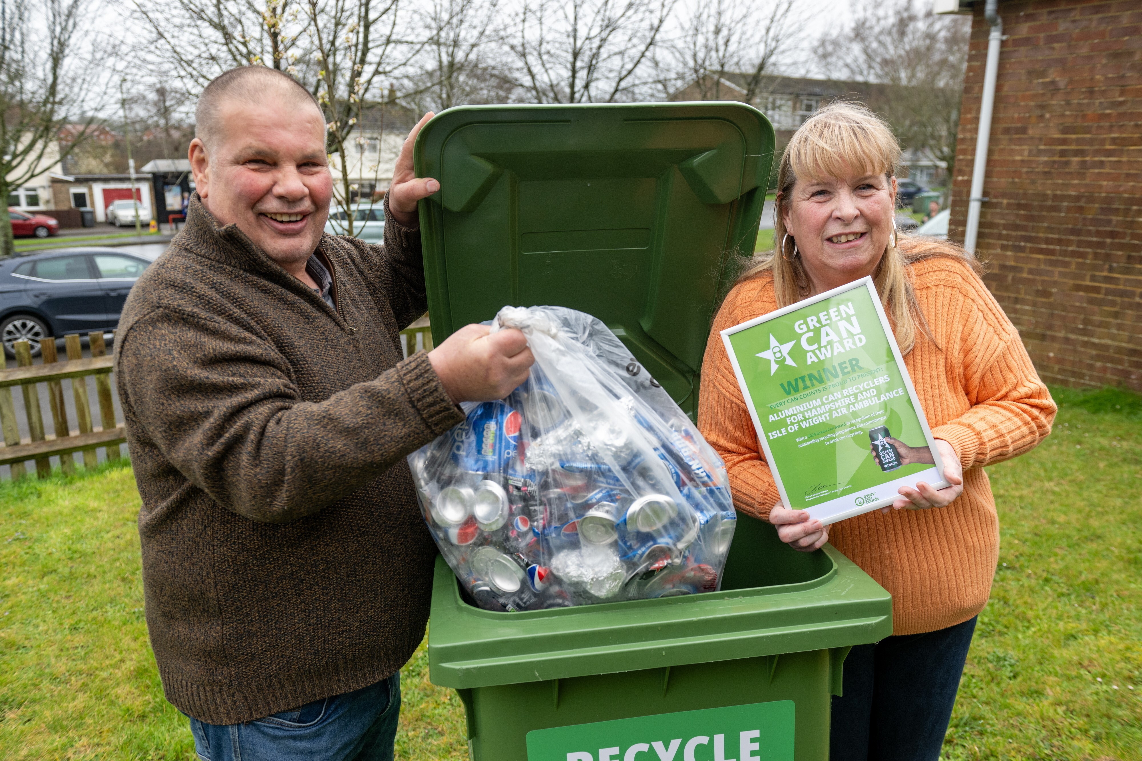 Recycle for Kicks Count NI triumphs with Green Can Award presented by Every Can Counts
