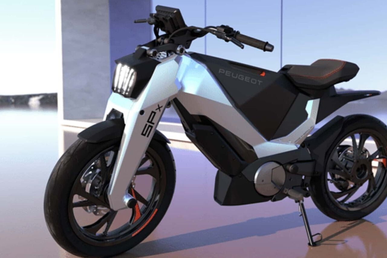 The future of urban commuting: Peugeot SPx electric motorcycle concept