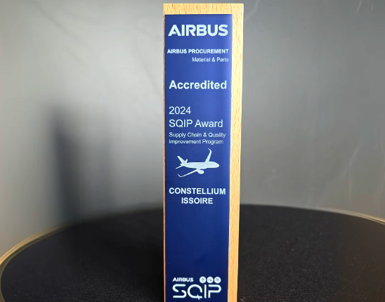Airbus recognises Constellium's commitment to excellence 