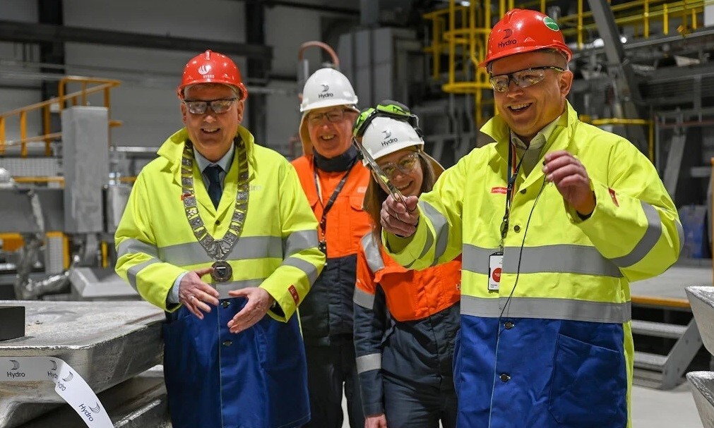 Hydro initiates the Høyanger recycling plant eyeing growing demand for low-carbon aluminium