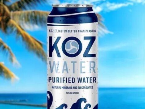 Cheers to sustainability: Golden Grail launches KOZ Water in 16 oz aluminium cans