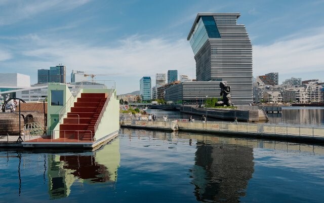 Oslo welcomes its newest flagship: Trosten floating sauna featuring Hydro CIRCAL recycled aluminium