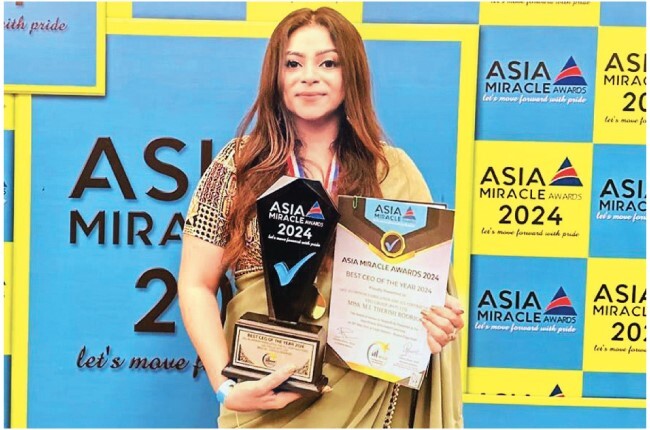 Srilanka-based aluminium engineering company CEO bags the ‘Best CEO of the Year’ award 2024
