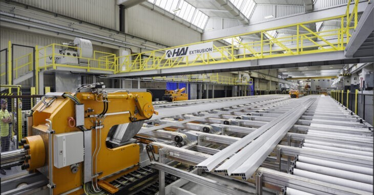 HAI expands capacity with its new P61 aluminium extrusion press line