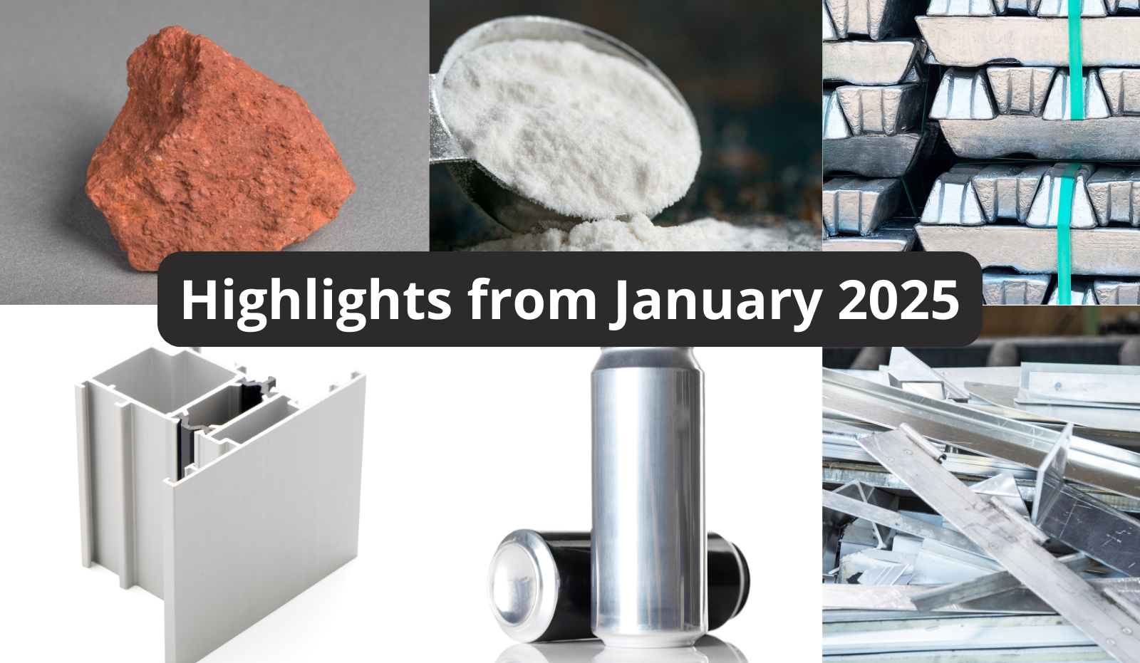 Top 20 headlines from January 2025 marking a sharp beginning of the year in the global aluminium industry