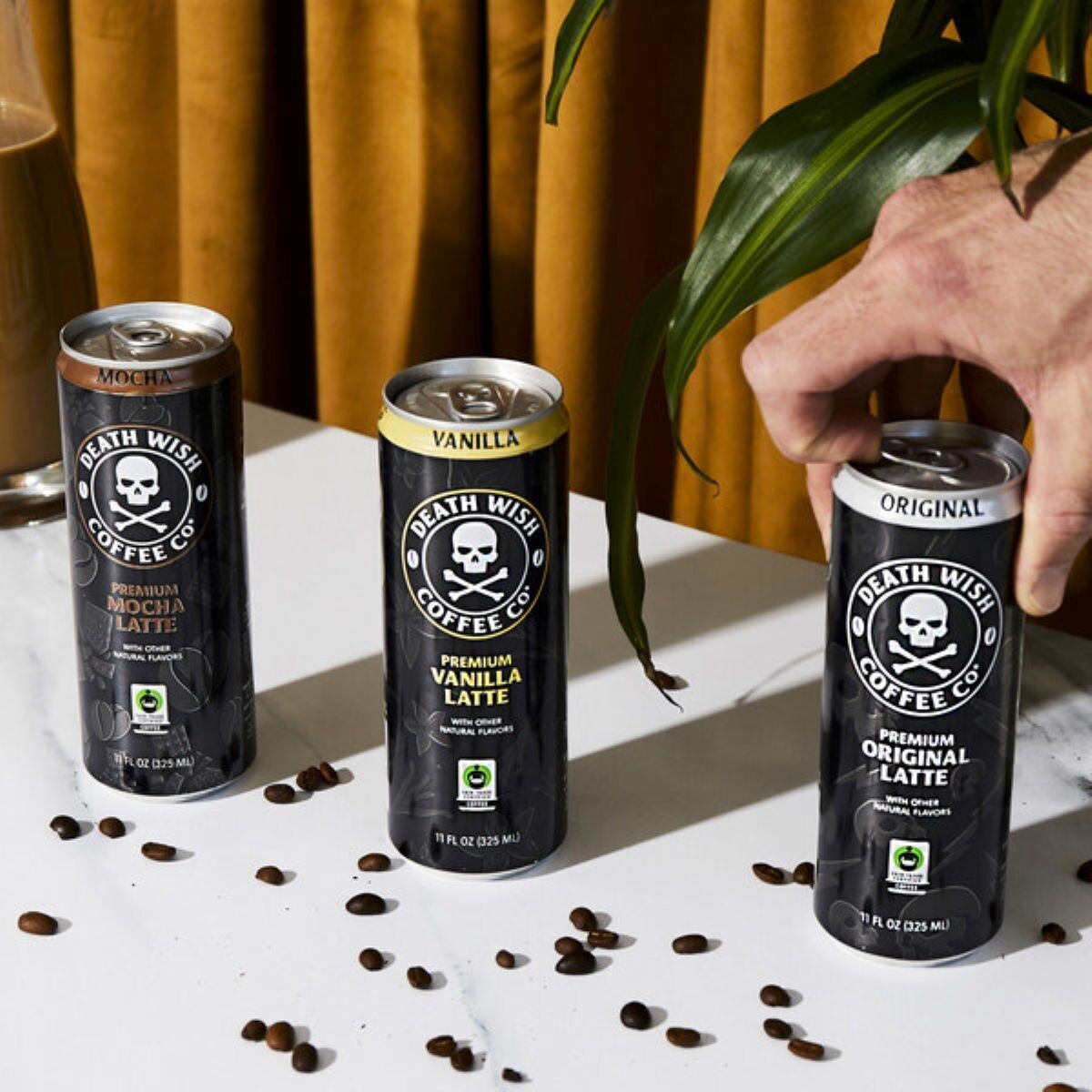 Strong, healthy and on the go: Death Wish launches new aluminium canned lattes across US