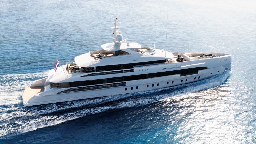 Heesen’s project Orion is sold, an all-aluminium superyacht aiming for efficiency