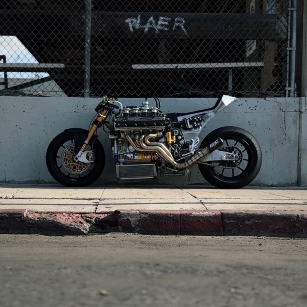 Ferrari HF355 motorcycle showcases aluminium innovation in high-performance design