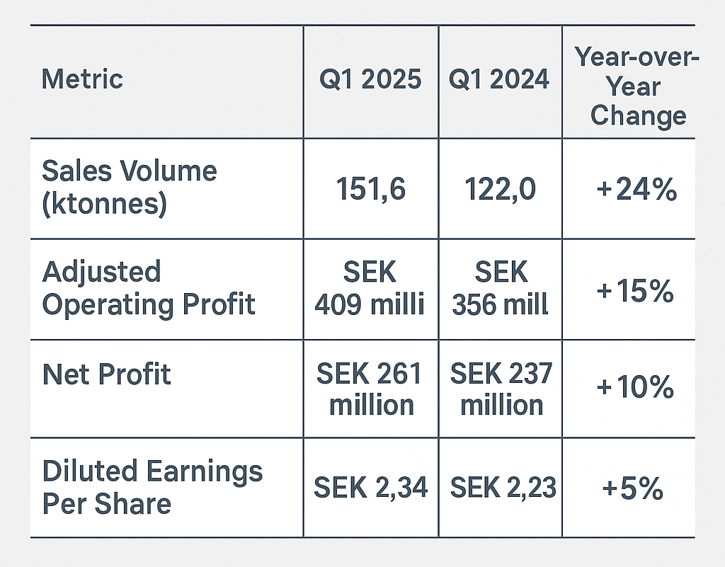 Gränges Q1 ’25: Expansion coupled with market challenge resilience steers record growth
