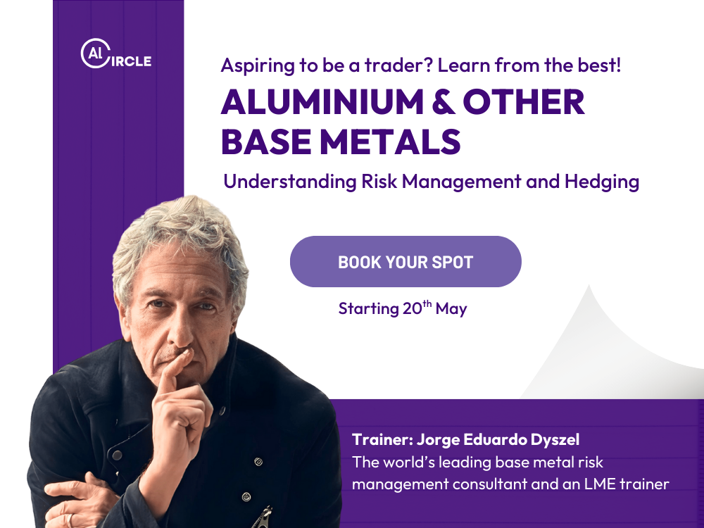 Aluminium & base metals risk management: Learn from the expert, Jorge Eduardo Dyszel