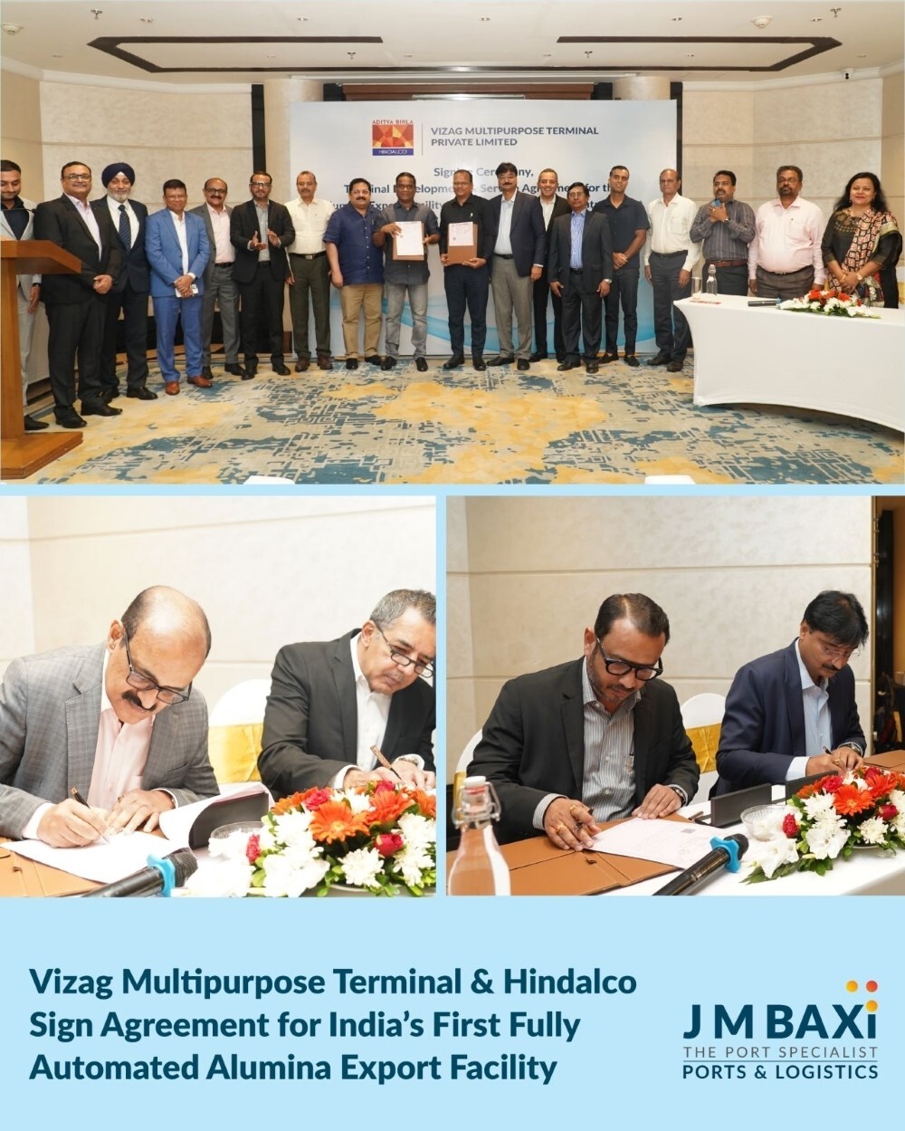 Pioneering green logistics: Hindalco & Vizag Multipurpose Terminal to build India’s first fully automated alumina handling terminal