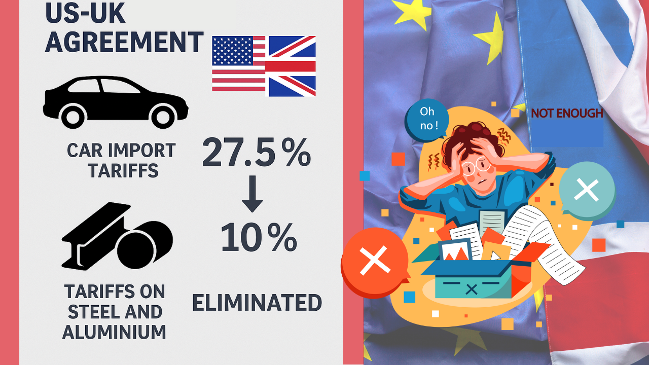 US-UK trade policies won’t be enough to avert EU’s tariff countermeasures! China is not glad about it either...