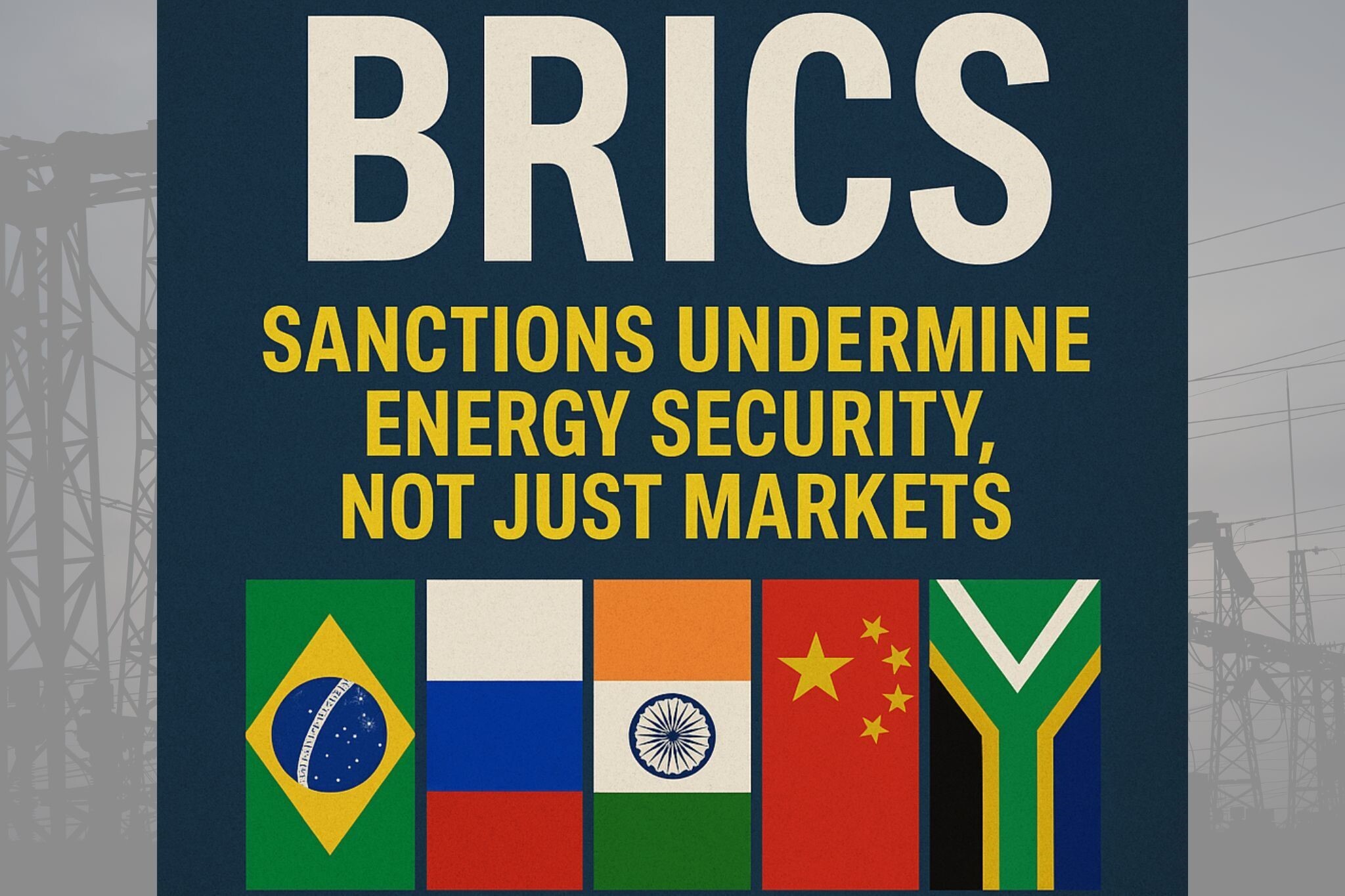 Energy cold war? Energy sanctions, BRICS resistance — a fracture in the global power grid
