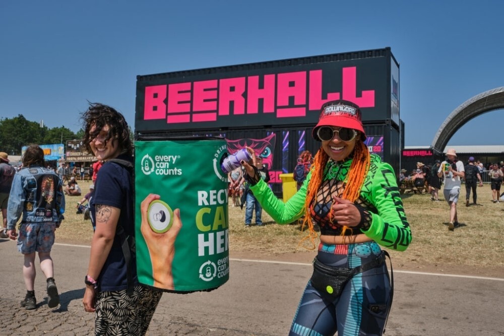 Over 25,000 aluminium cans collected at Download Festival by Every Can Counts