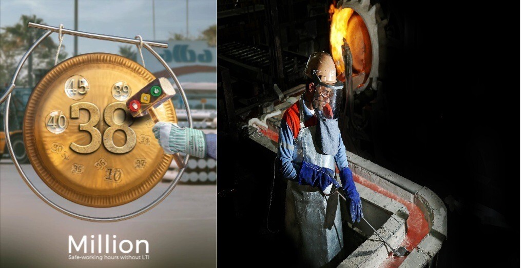 Alba reaches 38 million safe working hours without LTI, up from 37 million in June