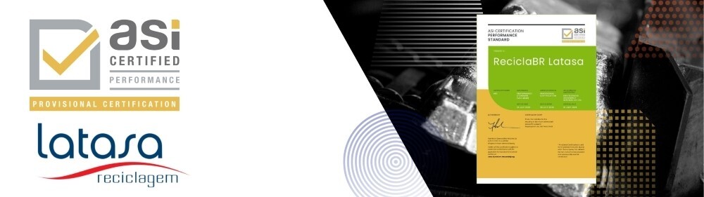 ASI certifies ReciclaBR Latasa against Performance Standard V3.1 with Provisional status