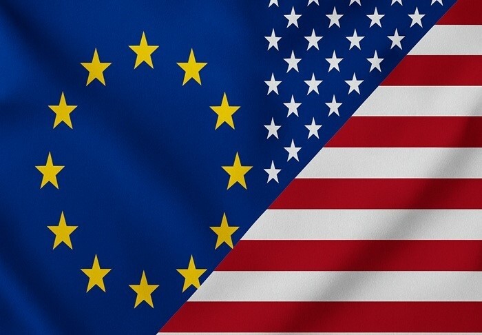 US and EU flag