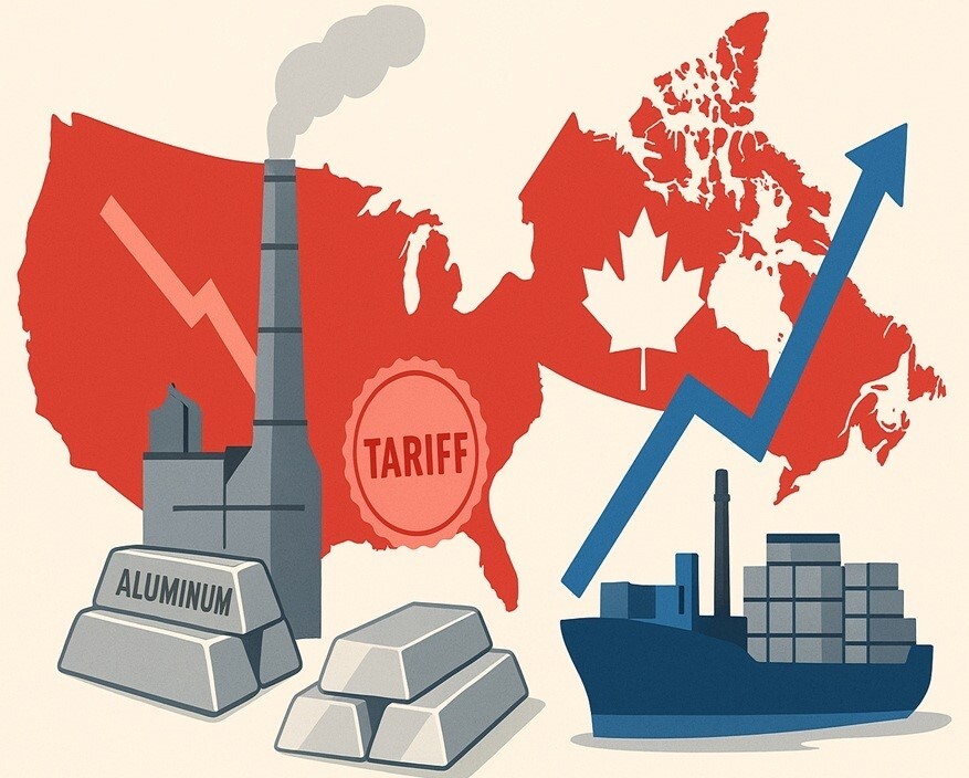 US aluminium faces shutdowns and tariff pressures as Canada expands exports