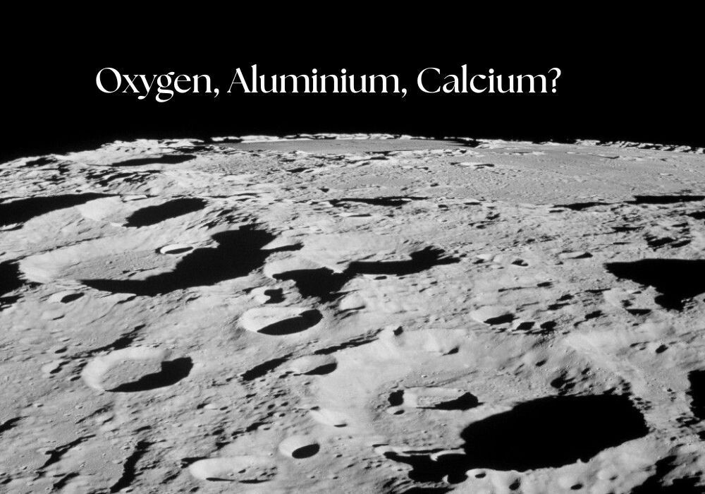 Aluminium on the moon