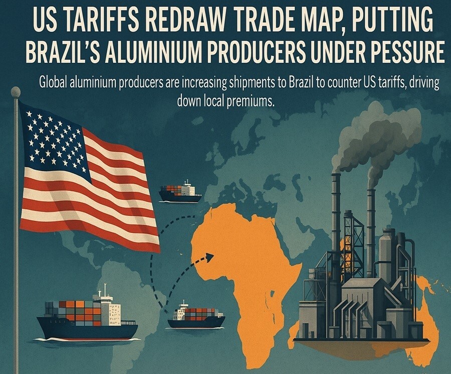 Imports surge, premiums fall: Brazil’s aluminium industry faces new rivals
